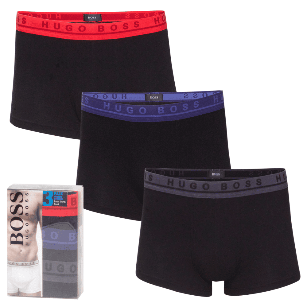 #2 - Hugo Boss 3-Pack Boxer Shorts - S - SORT