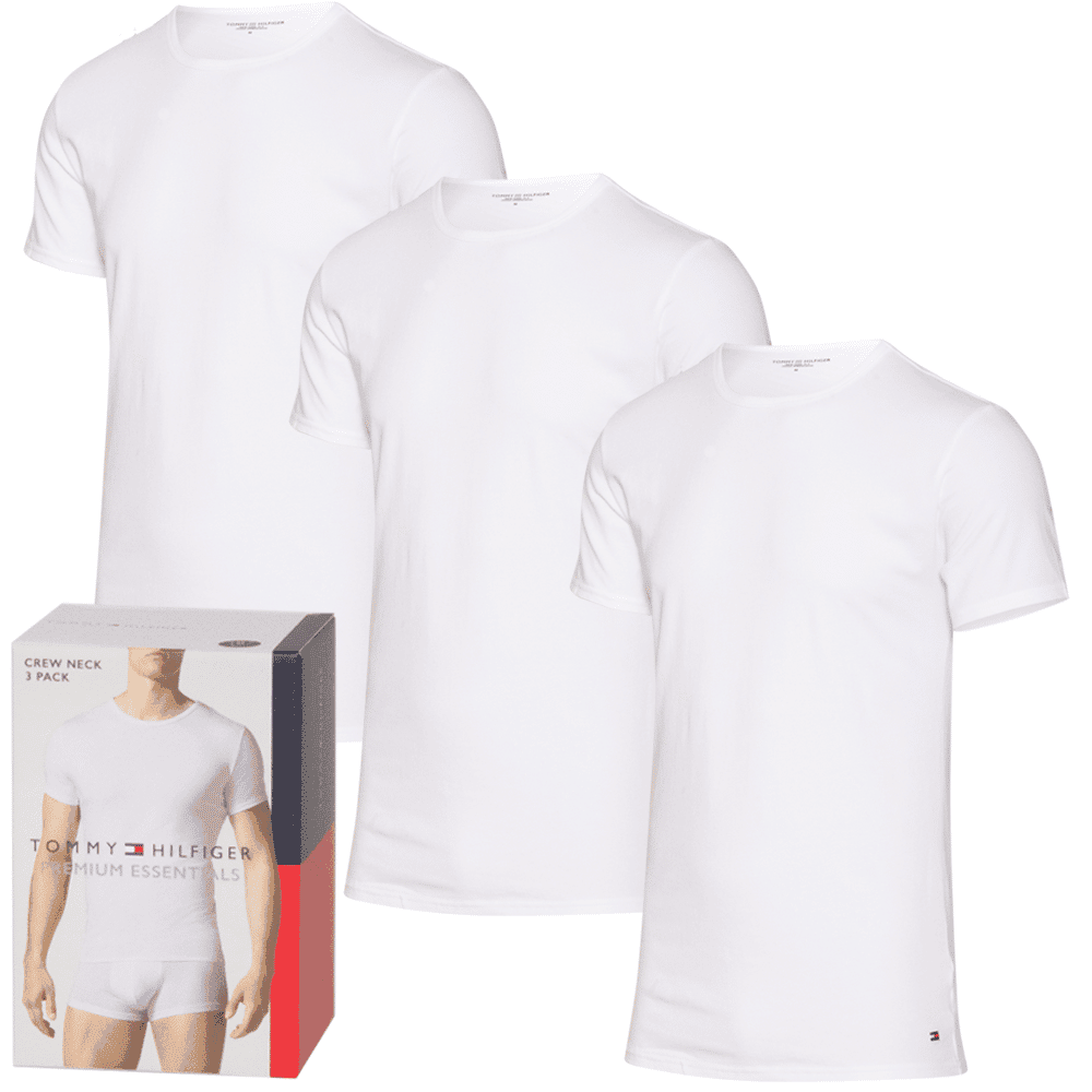 Tommy Hilfiger 3-Pack T-shirts - XL - HVID