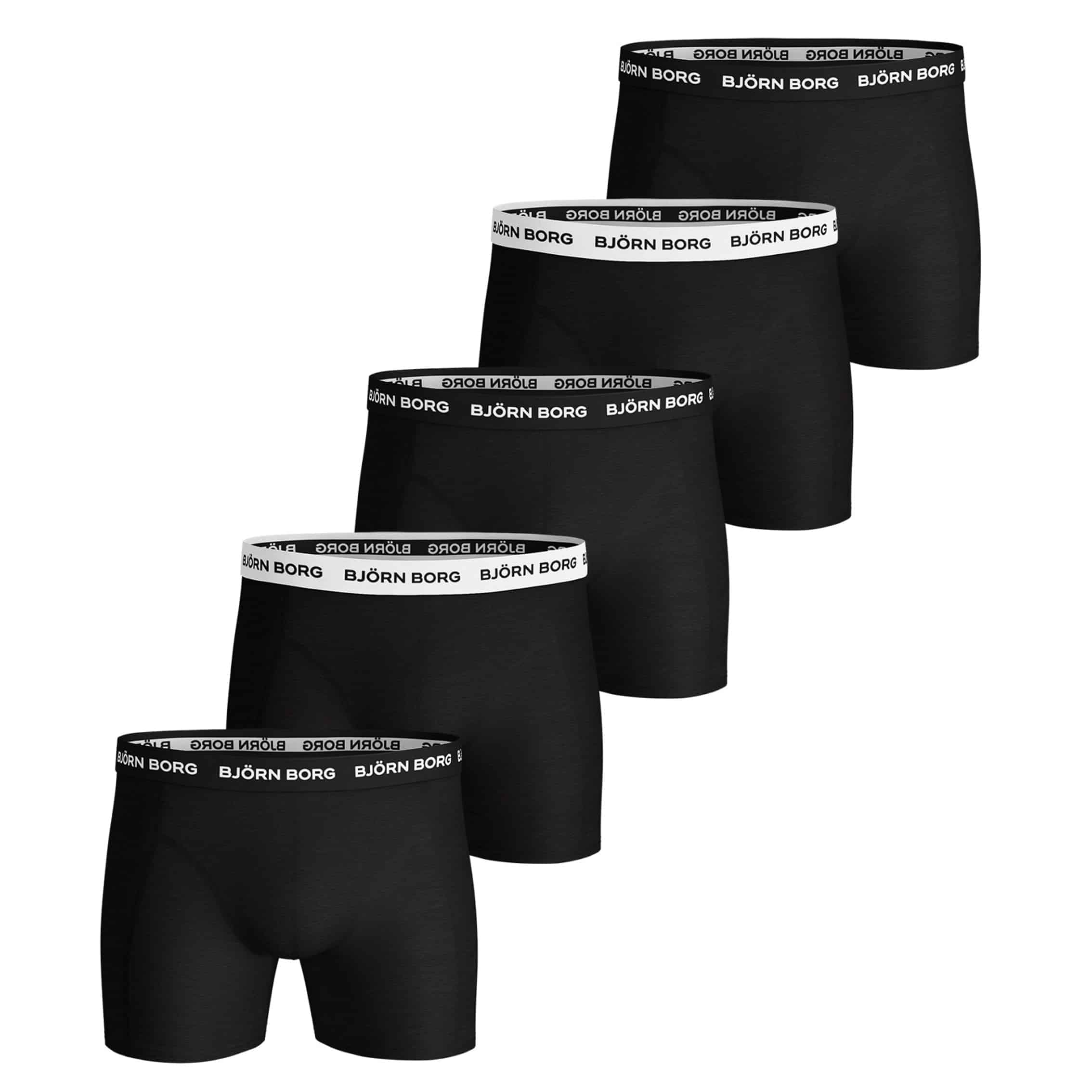 Bjørn Borg 5-Pack Shorts - S - SORT