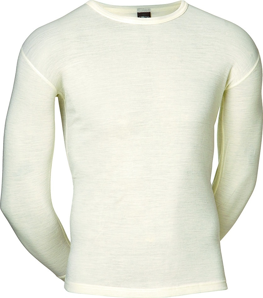 JBS t-shirt long sleeve wool - 2XL - HVID