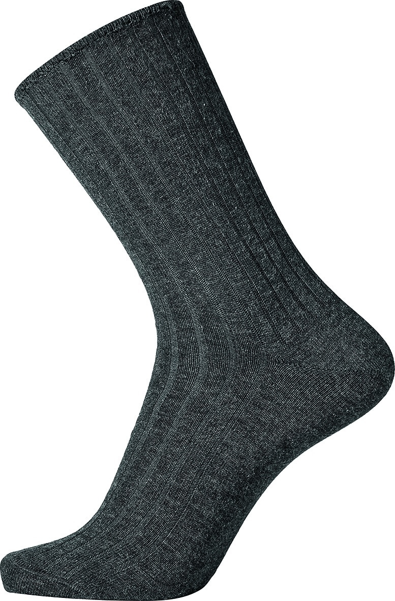 Egtved socks cotton no elastic - 40-45 - GRÅ