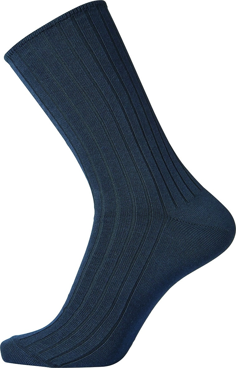 Egtved socks cotton no elastic - NAVY