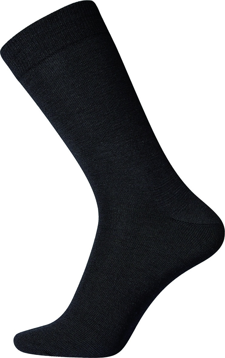 Egtved socks cotton/wool twin, - 36-41 - SORT