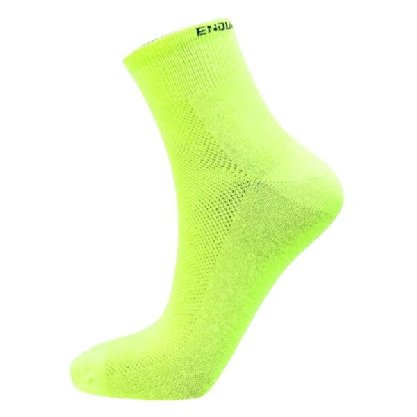 Endurance Alcudia Bamboo Run Sock Quarter Saefty Yellow - Image 2