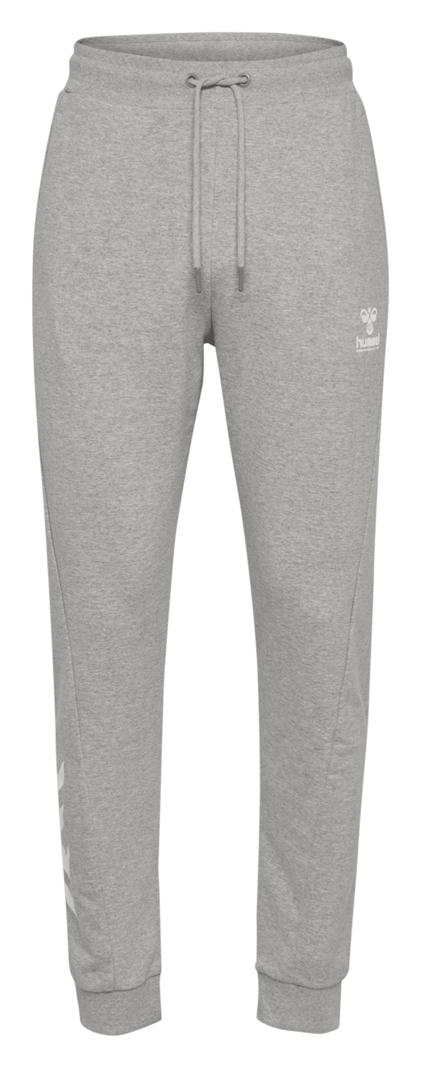 hummel - hmlISAM REGULAR PANTS - GREY MELANGE - Image 3