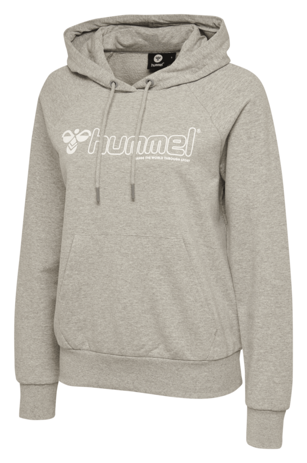 hummel - hmlNONI HOODIE - GREY MELANGE