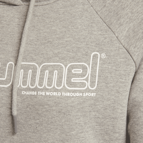 hummel - hmlNONI HOODIE - GREY MELANGE - Image 4
