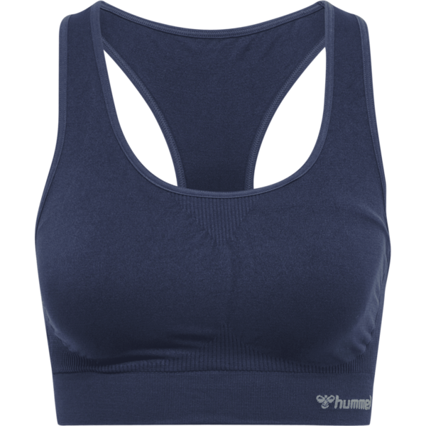 hummel - hmlTIF SEAMLESS SPORTS TOP - BLACK IRIS - Image 3