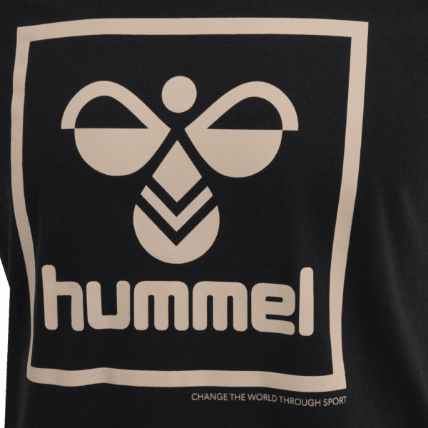 hummel - hmlISAM T-SHIRT - BLACK/HUMUS - Image 4