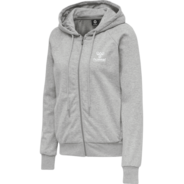 hummel - hmlNONI ZIP HOODIE - GREY MELANGE