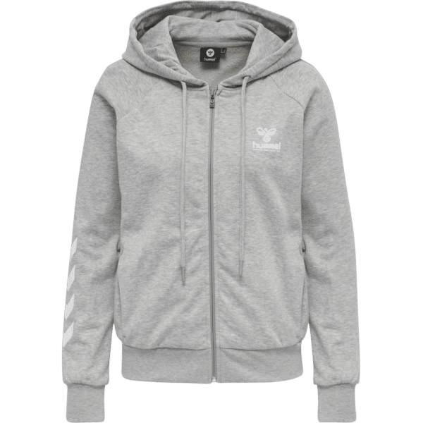 hummel - hmlNONI ZIP HOODIE - GREY MELANGE - Image 3