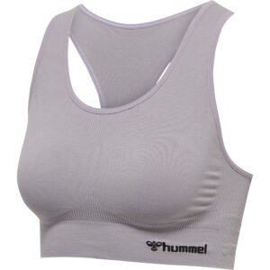 hummel - hmlTIF SEAMLESS SPORTS TOP - MINIMAL GRAY