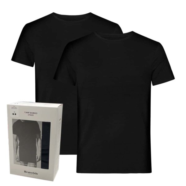 Resteröds 2-Pack Bamboo T-shirts sort