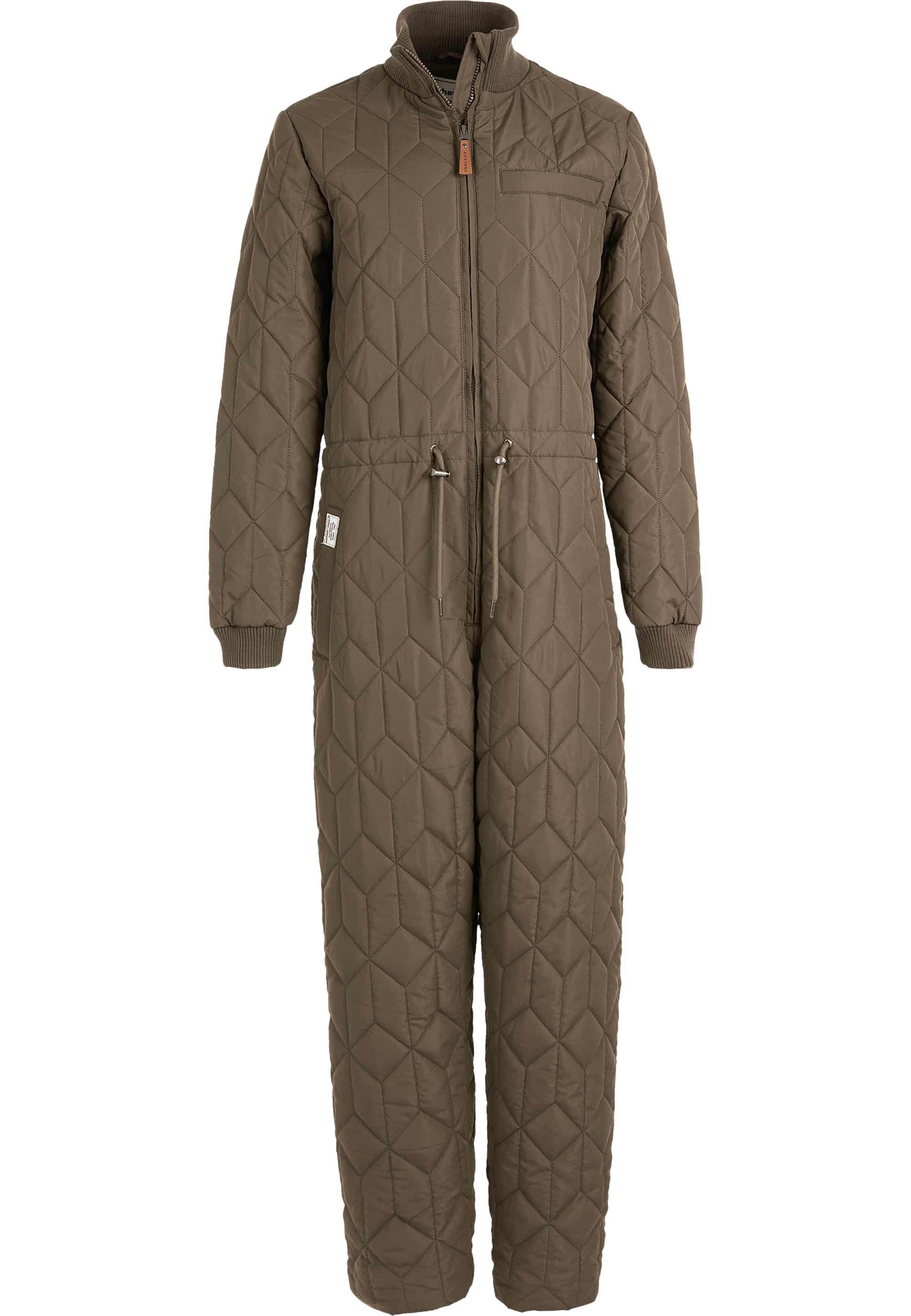 WEATHER REPORT Vidda W Quilted Jumpsuit Oliven - Oliven