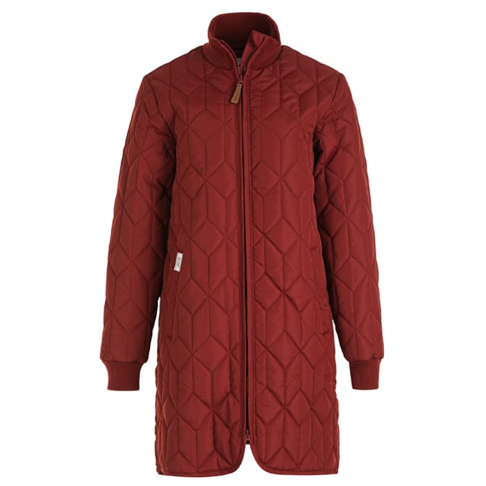 WEATHER REPORT Nokka W Long Quilted Jacket Rød