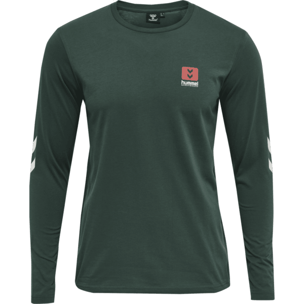 hummel - hmlLGC GRAHAM T-SHIRT L/S - DARKEST SPRUCE