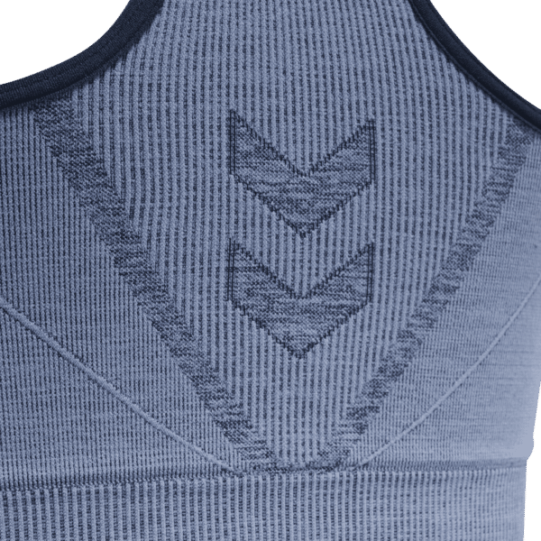 hummel hmlKARINA SEAMLESS SPORTS TOP Blå - Image 3