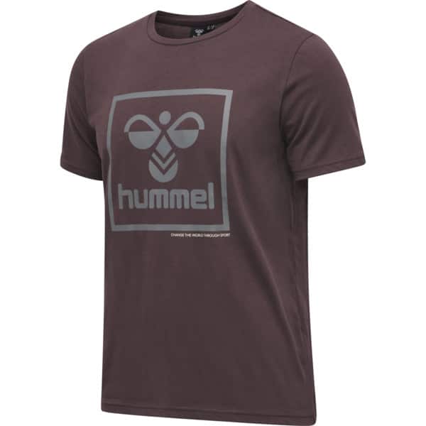 hummel - hmlISAM T-SHIRT - BRUN - M