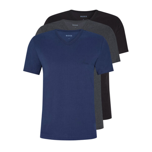 Hugo Boss 3-Pack v-Neck T-shirts Sort