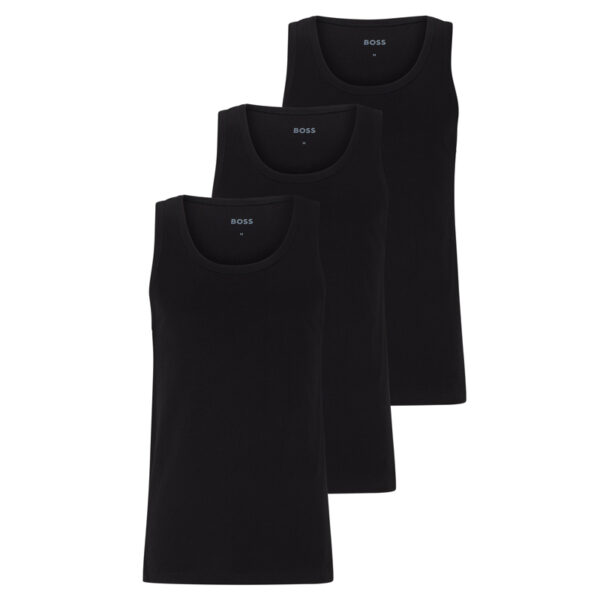 Hugo Boss 3-Pack undertrøjer Sort