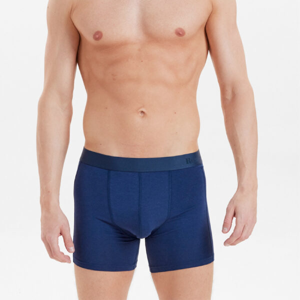 Resteröds Boxer Brief Bamboo 3-Pack Long Leg Navy - Image 2
