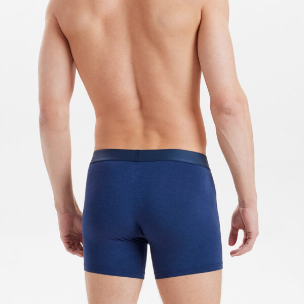 Resteröds Boxer Brief Bamboo 3-Pack Long Leg Navy - Image 3