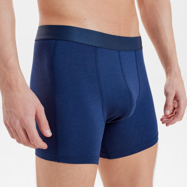 Resteröds Boxer Brief Bamboo 3-Pack Long Leg Navy - Image 4