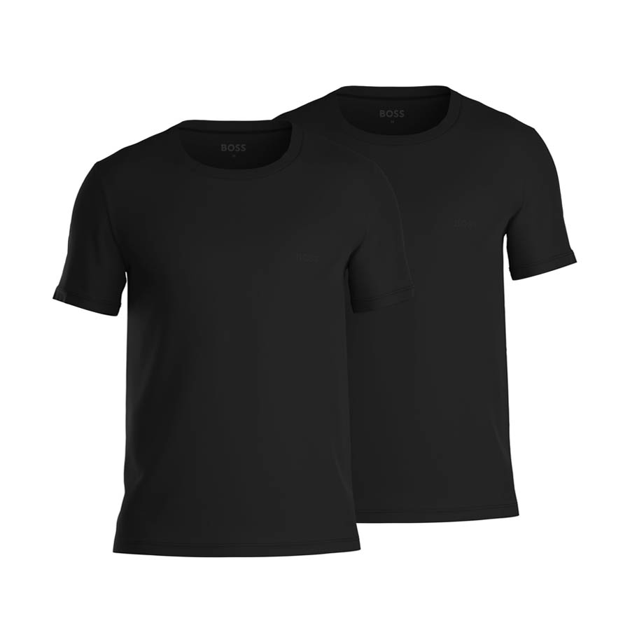 Hugo Boss 2-Pack T-Shirts Pure Cotton Sort - S