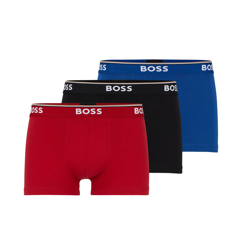 BOSS Power Trunk 3-pack, blå, rød, sort - M