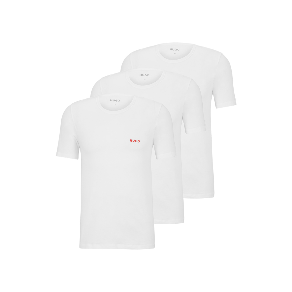 Hugo Crew neck t-shirt 3 pack Hvid 