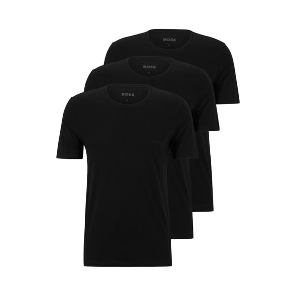 BOSS 3 PACK Classic Crew Neck T-shirt sort