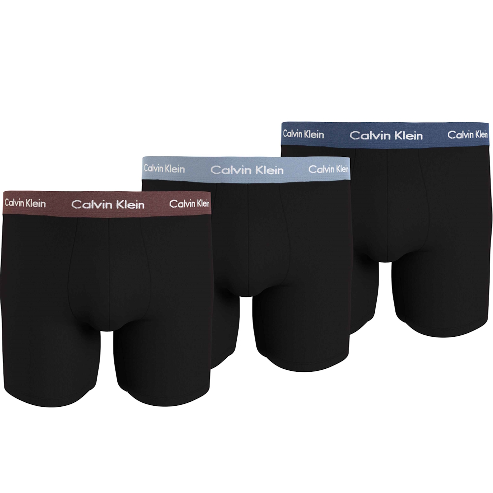 Calvin Klein 3 pakke boxerbreif underbukser fler-farvet - S
