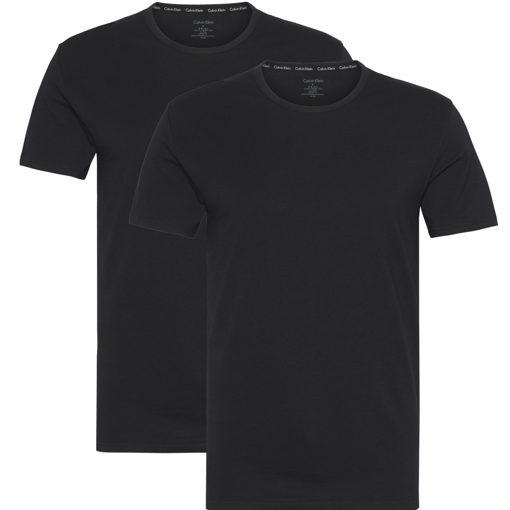 Calvin Klein 2 pakke crew-neck T-shirt sort - XL