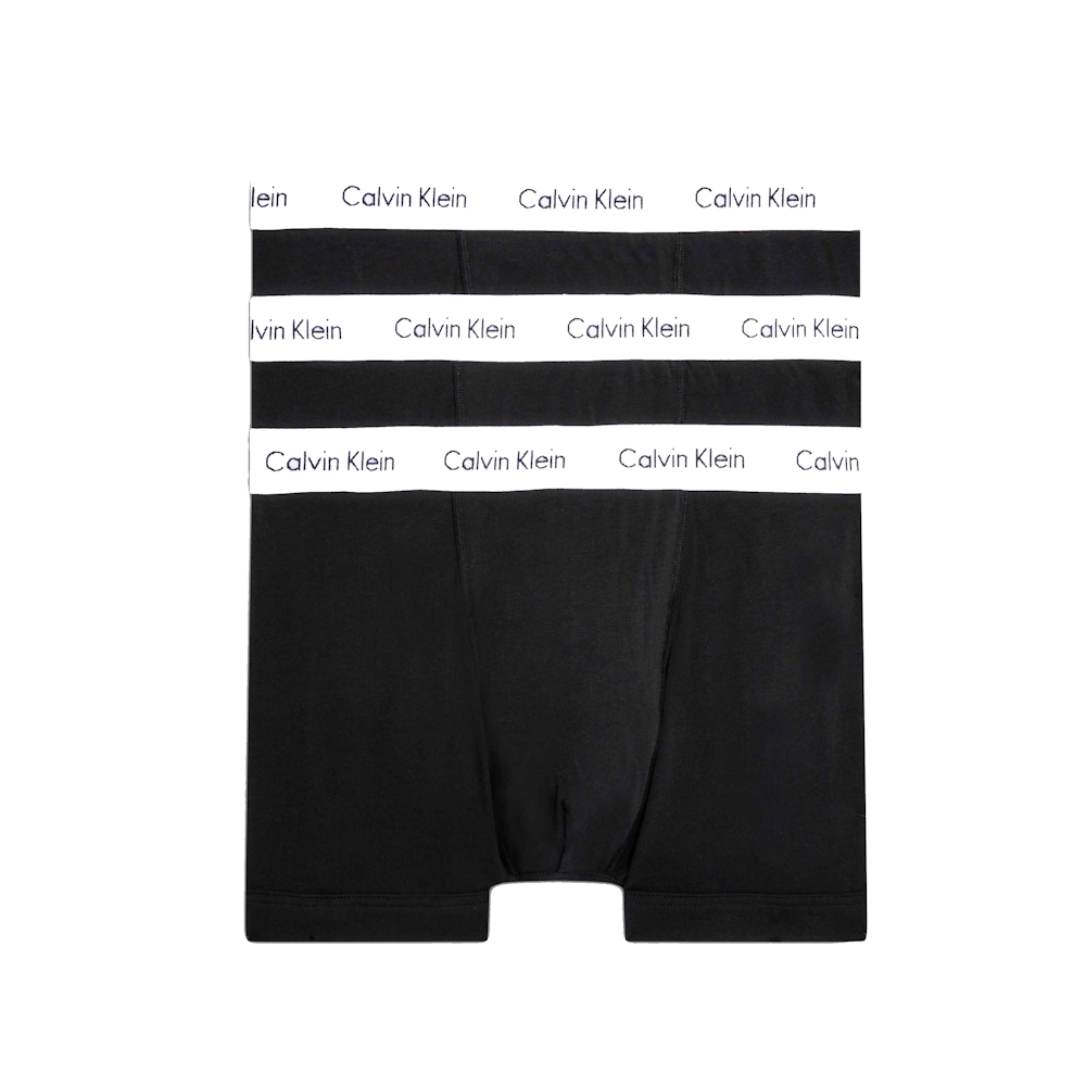 #2 - Calvin Klein 3 pakke trunk underbukser sort - L