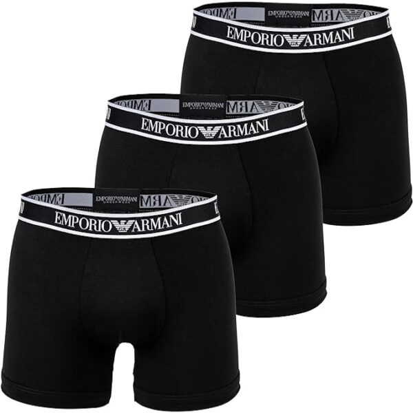 Emporio Armani 3 Pack Boxer Stretch sort