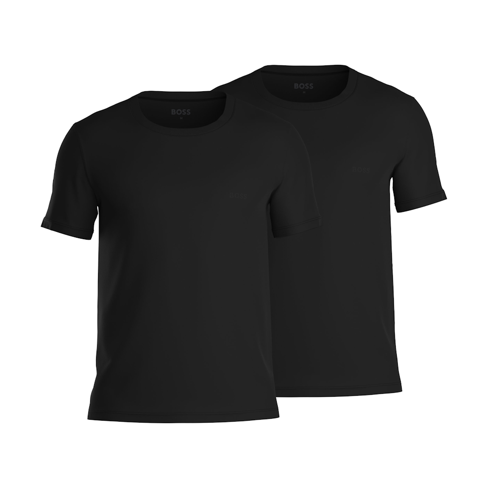 Se BOSS 2 pack COMFORT t-shirt sort - XL hos Fashionhero.dk