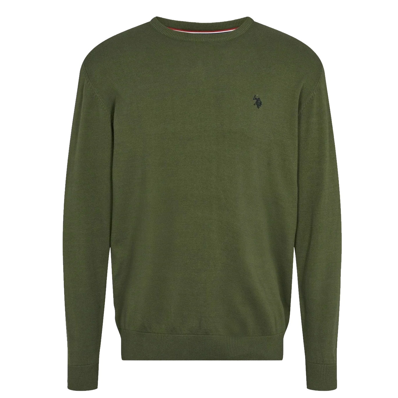 Se US Polo Adair Sweater, strik grøn - XL hos Fashionhero.dk