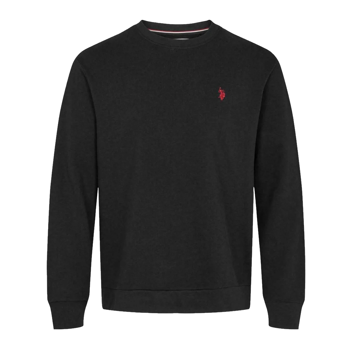 Se US Polo Adler Sweatshirt sort - XL hos Fashionhero.dk