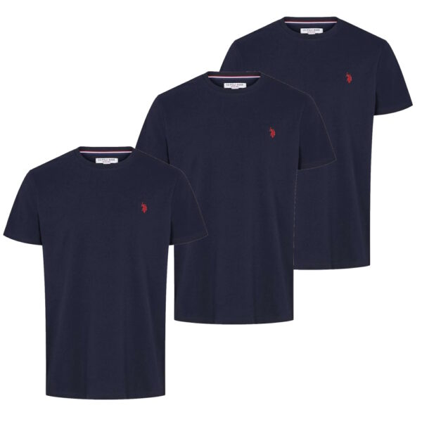 US Polo Arjun t-shirt 3pakke mblå