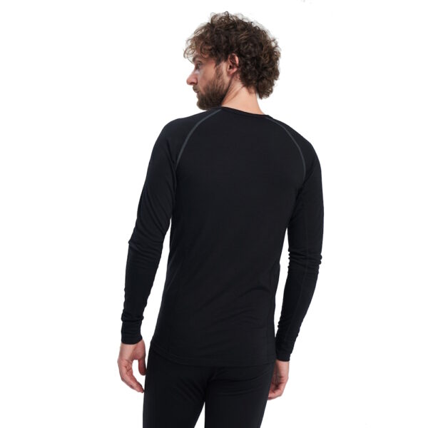 Tenson Top Baselayer af Himalaya Merino Uld sort - Image 2