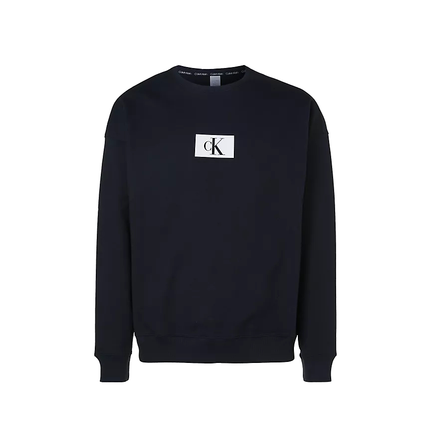 7: Calvin Klein Strik Sweatshirt sort - L