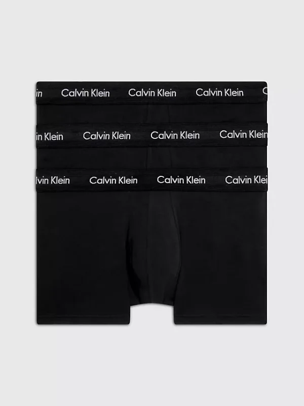 Calvin Klein 3-Pack Low Rise Trunks Sort