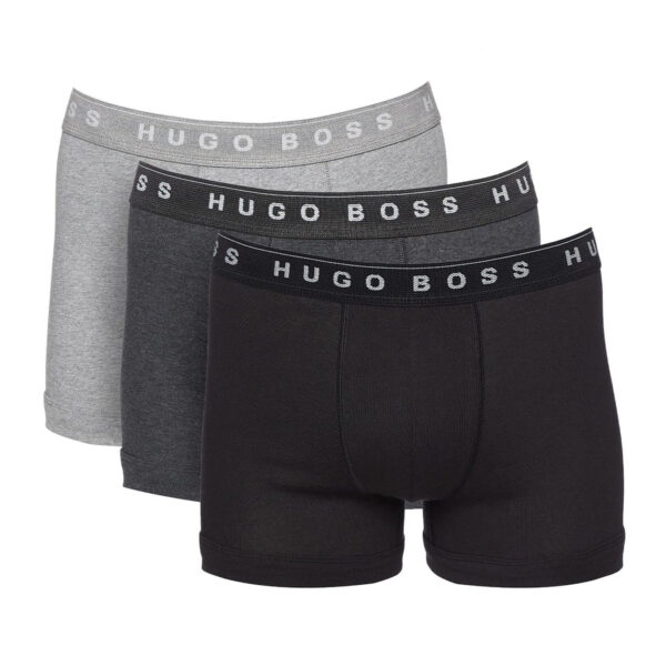 Boss 3-Pack Boxer Briefs Sort+Grå