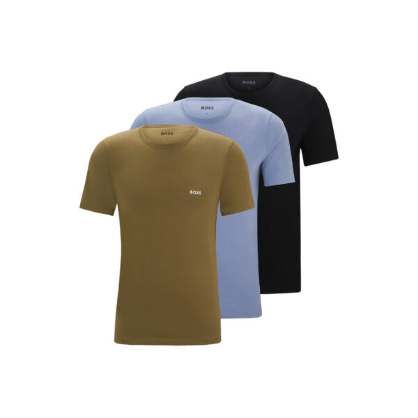 Boss 3-Pack Crew Neck T-Shirt Trefarvet