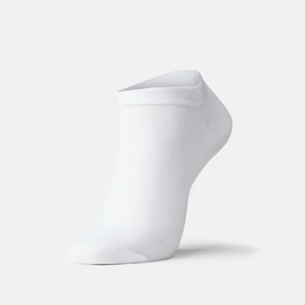 IQSOX 3-Pack Bambusfooties Hvid