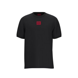 Hugo T-shirt med rødt hugo logo Blå