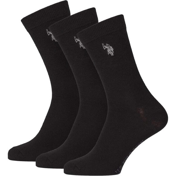 U.S. Polo ASSN. 3 Pack Aubrey Sokker sort