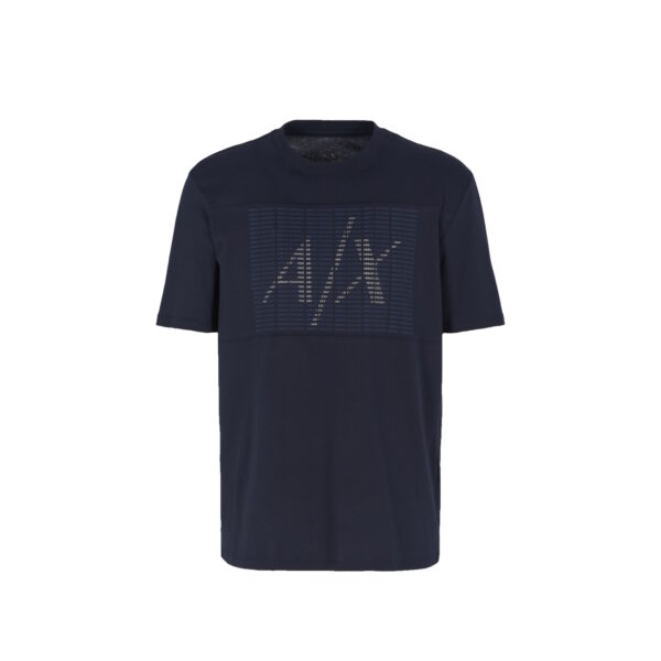 Armani Exchange T-shirt med A/X logo navy