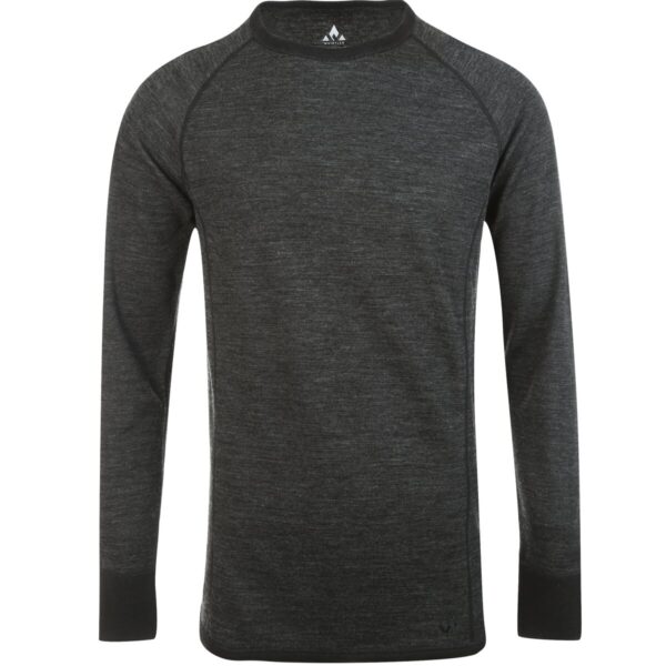 Whistler Bradley M Merino Wool Baselayer Top grå