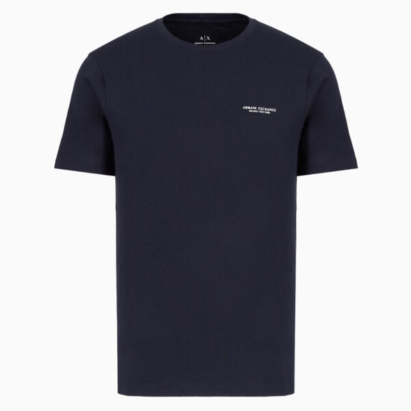 Armani Exchange T-shirt med logo navy